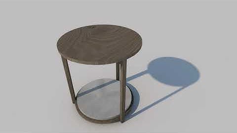 Archicad tutorial: how to make a side table
