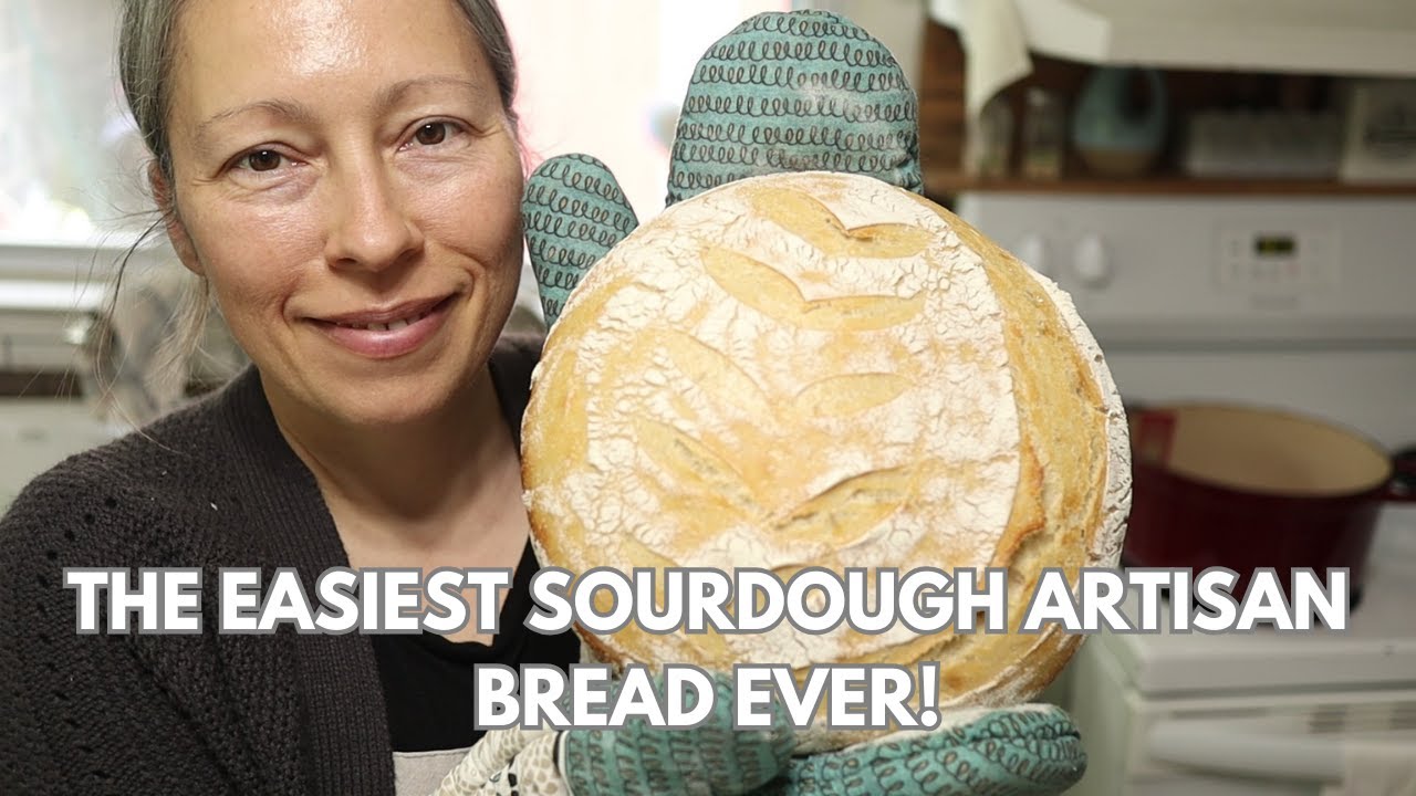 Самый простой в приготовлении заквасочный ремесленный хлеб!