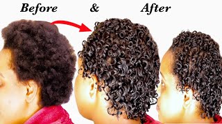 Jheri  CURL On  NATURAL HAIR TYPE 4C  | How To Get Curl Hair In 5 Mins. Men And Women by ONYINYE OKEKE TV 2,308 views 6 months ago 13 minutes, 36 seconds