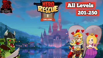Hero Rescue - All Levels Gameplay Android #PUZZLE 201-250 crack | HARD LVL 232,234?? | RiskTheGamer