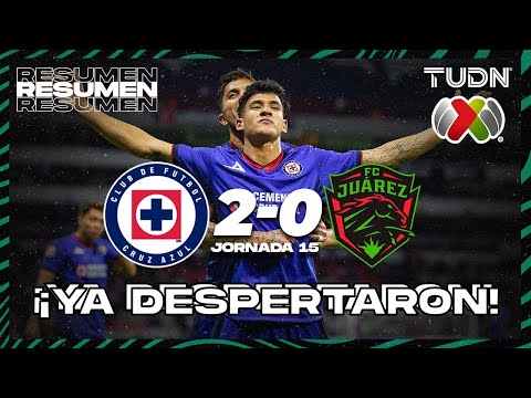 Cruz Azul vs. Juárez (2-0): ver goles, resumen y vídeo de partido por Liga MX