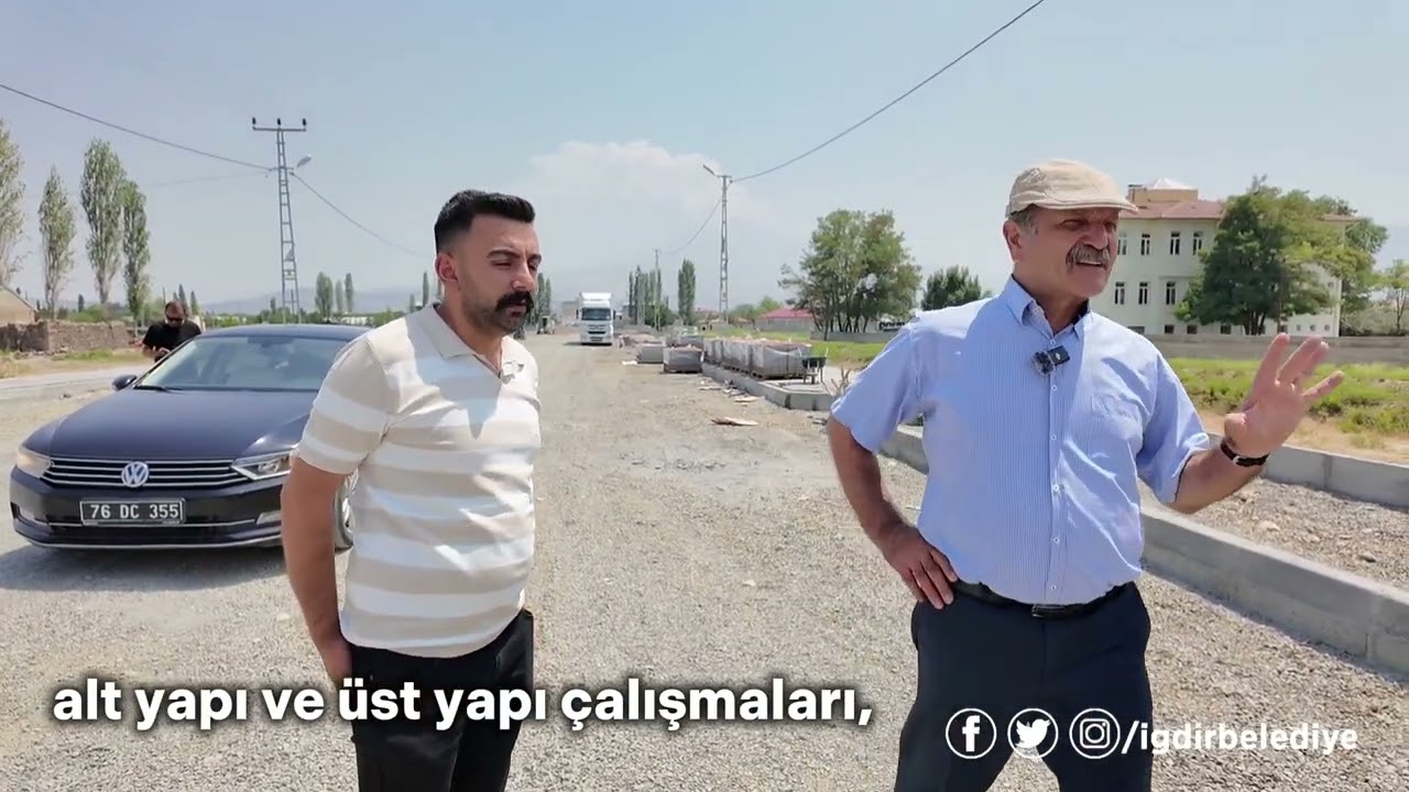 Iğdır'ın Çehresi Değişiyor! Belediye Eş Başkanımız çalışmaları yerinde denetledi.