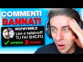 LEGGO i COMMENTI OSCURATI da YOUTUBE