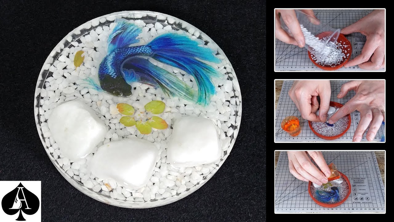 3D Fish in Resin Stickers, NEW Technique