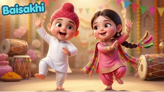 Vaisakhi Rhyme | Punjabi Animated Rhyme | Baisakhi Rhyme | Rhyme for Kids | Punjabi Rhymes