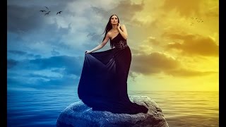 Girl In Black Dress | Fantasy Surreal Scene | Photoshop Tutorial | Photo Manipulation screenshot 5