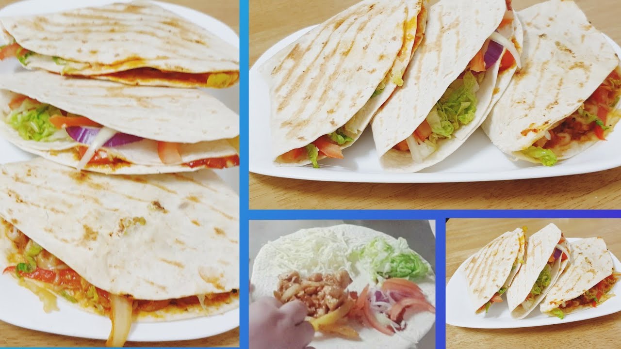 TIKTOK WRAP HACK with FAJITAS CHICKEN//TRENDING TIKTOK WRAP//TORTILLA WRAP