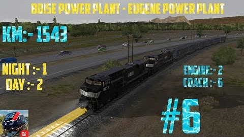 Train Simulator Pro USA - Gameplay Walkthrough(Android, iOS) |#Hyperglide Gamerz #6   Km :- 1543 