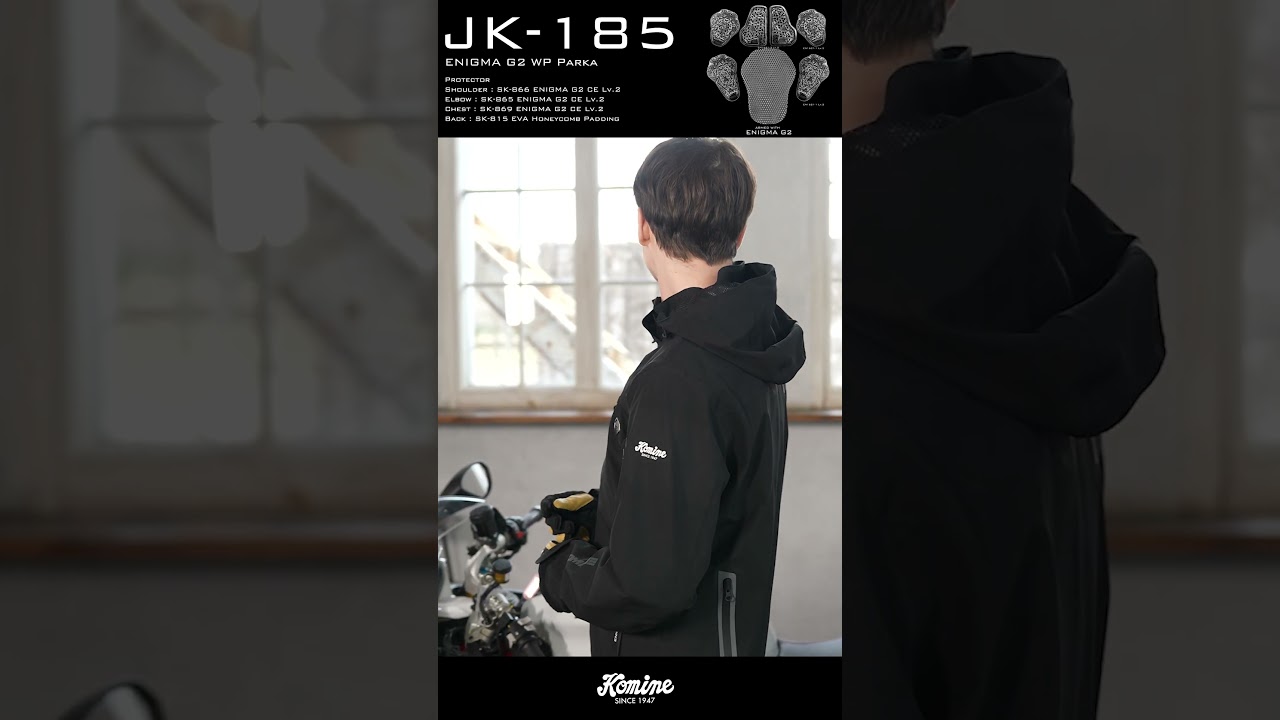コミネ公式】JK-185 エニグマG2 WPパーカ | KOMINE | KOMINE Online Store