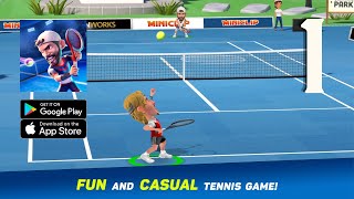 Mini Tennis Clash Smash Gameplay Walkthrough Part 1 Android, Ios