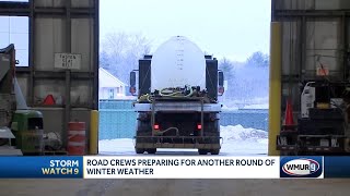 Road crews prepare for another round of winter weather