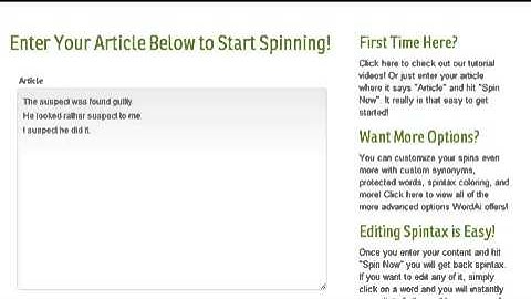 Official Promo Video from Word AI - Article Spinner - Best on Market!
