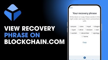 How to View Recovery Phrase on Blockchain.com !