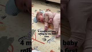 New Milestone Unlocked 4 Months Old Baby Rolling From Back To Tummystomach For The First Time