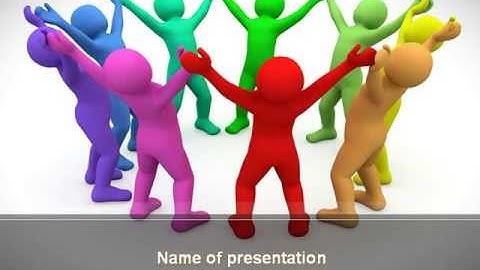 Rainbow Worship PowerPoint Template by PoweredTemplate.com