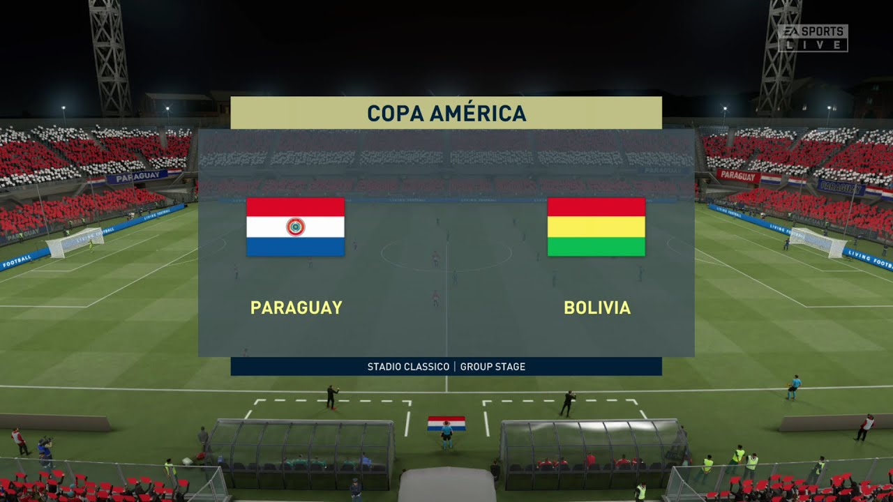 Paraguay Vs Bolivia Copa America 14 06 21 Fifa 21 Youtube