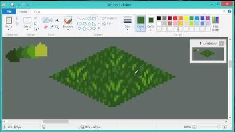 [Tutorial] Pixeling a Grass Tile!