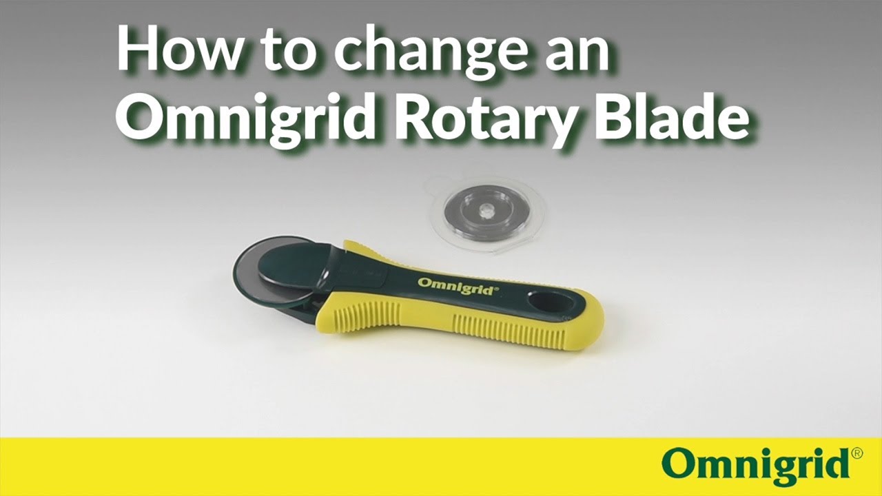 How to Change an Omnigrid Rotary Blade
