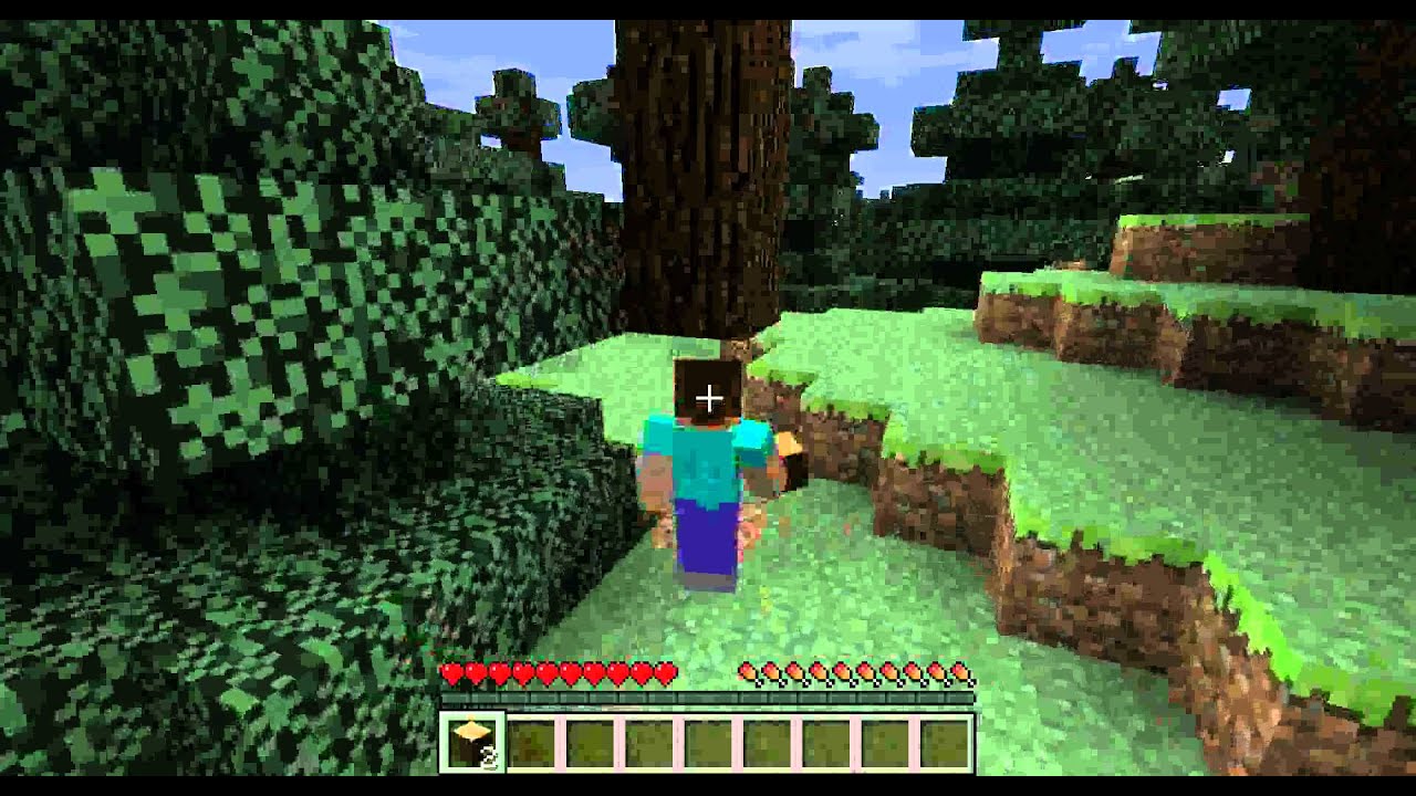 Minecraft tutorial getting started part 1 - YouTube