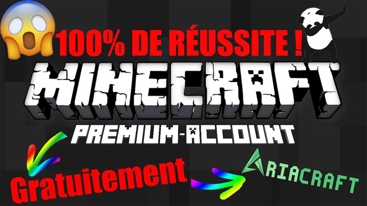 [TUTO#1] "COMMENT AVOIR DES COMPTE MINECRAFT PREMIUM À L'INFINI