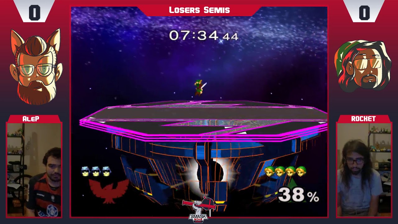 SSBong - Rocket(Young Link) vs Alep(C. Falcon) - Losers Semi Final