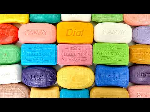 ASMR Cutting Soap Cubes #81 立方体石鹸のカット