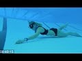 Mari pearl diving. Freediving / breathhold training routine to hold breath underwater longer.