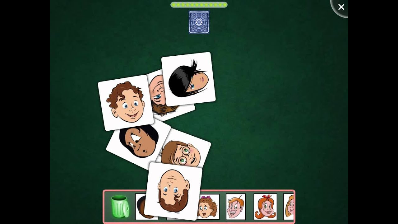 demolition derby SMART Table Activity - Parts of the Face