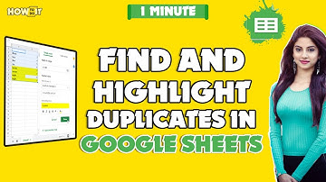 How to find and highlight duplicates in google sheets 2024 | Skill Wave
