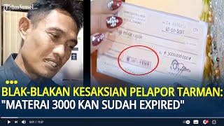 Blak-blakan Kesaksian Pelapor soal Mahar Cek Rp 3 M Mbah Tarman: Materai 3000 Kan Sudah Expired
