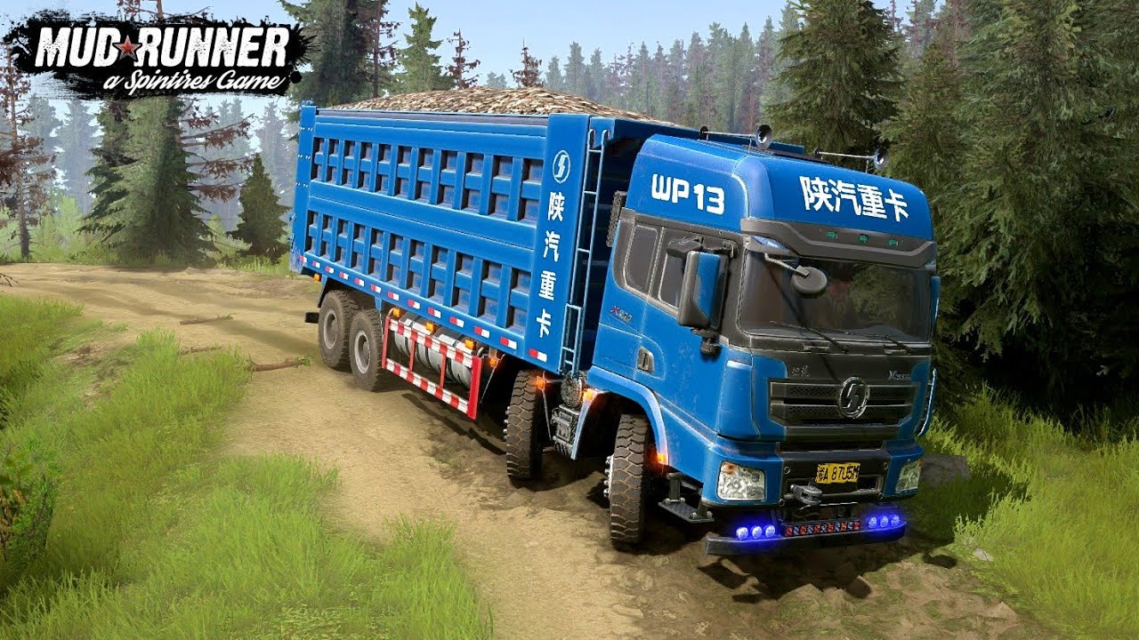 Spintires: MudRunner - SHAANXI DUMP TRUCK Driveing By XMGAMER