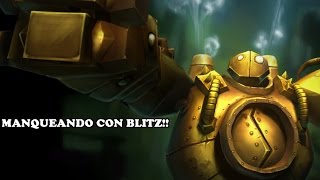 LOL// USANDO A BLITZ//FLASH FAIL