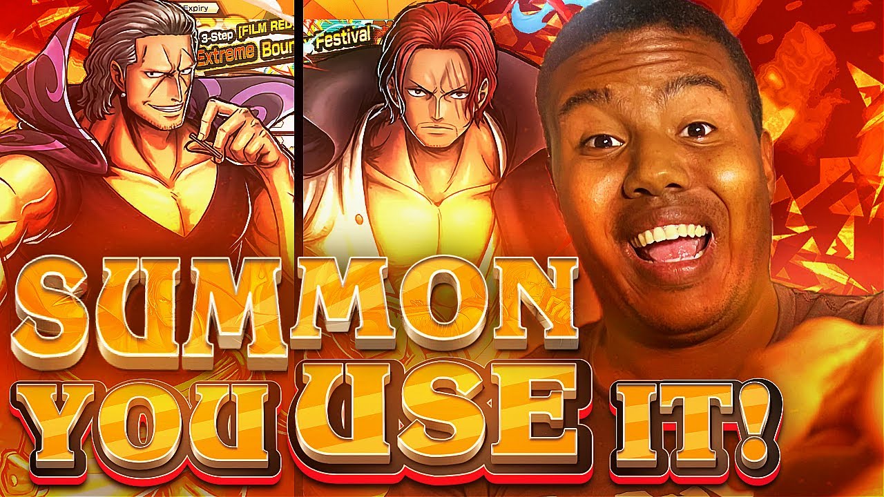 FILM RED SHANKS ONE PIECE BOUNTY RUSH YOU SUMMON YOU USE IT! YouTube