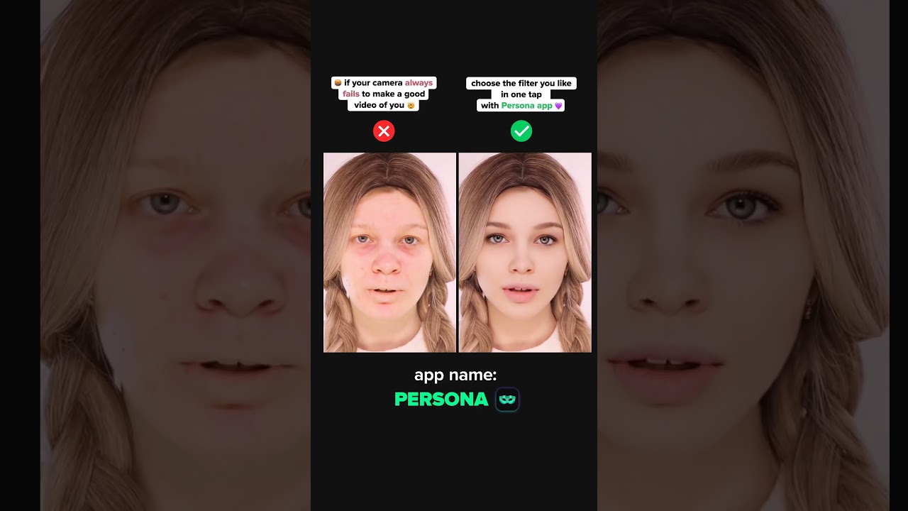 Persona 💚 Better than FaceTune! 