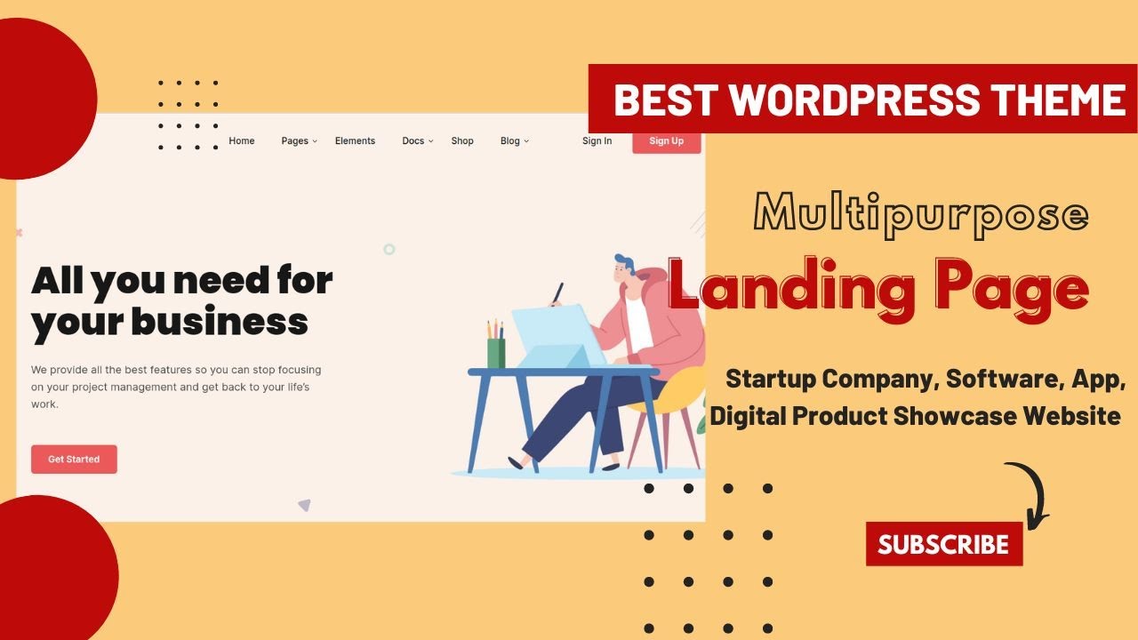 Multipurpose Landing page Website | 11+ Saas Products, Software, Startups Theme | Landpagy WP Theme