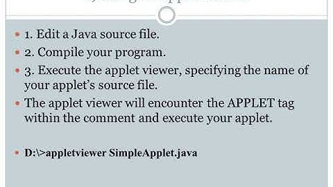 CS 206 OODP  Module 5  Part1 APPLET 1