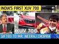 Anand Mahindra announces XUV700 for Olympics Gold winner Neeraj Chopra