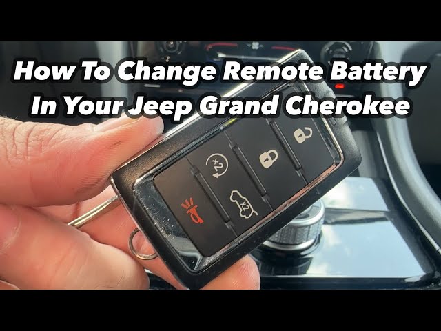 How To Change A Battery In A Jeep Grand Cherokee: Easy Step-by-Step Guide