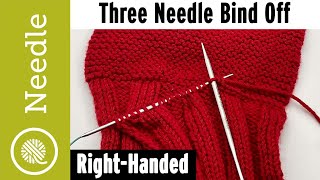 3 Needle Bind off with 2 Needles | Seafarer&#39;s Dickie Pattern