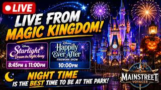 🔵Live from the Magic Kingdom for tonights Starlight parade and HEA firework show