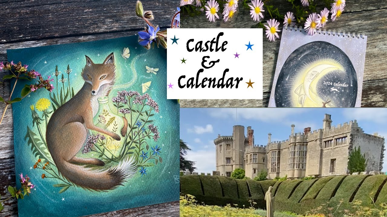 Castle and Calendar. Artist life/ Peaceful September/ Countryside living