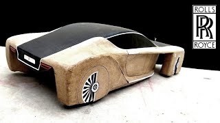 How to Make A Car | Rolls Royce Vision Next 100 | Diy Cardboard Craft Toy RC car