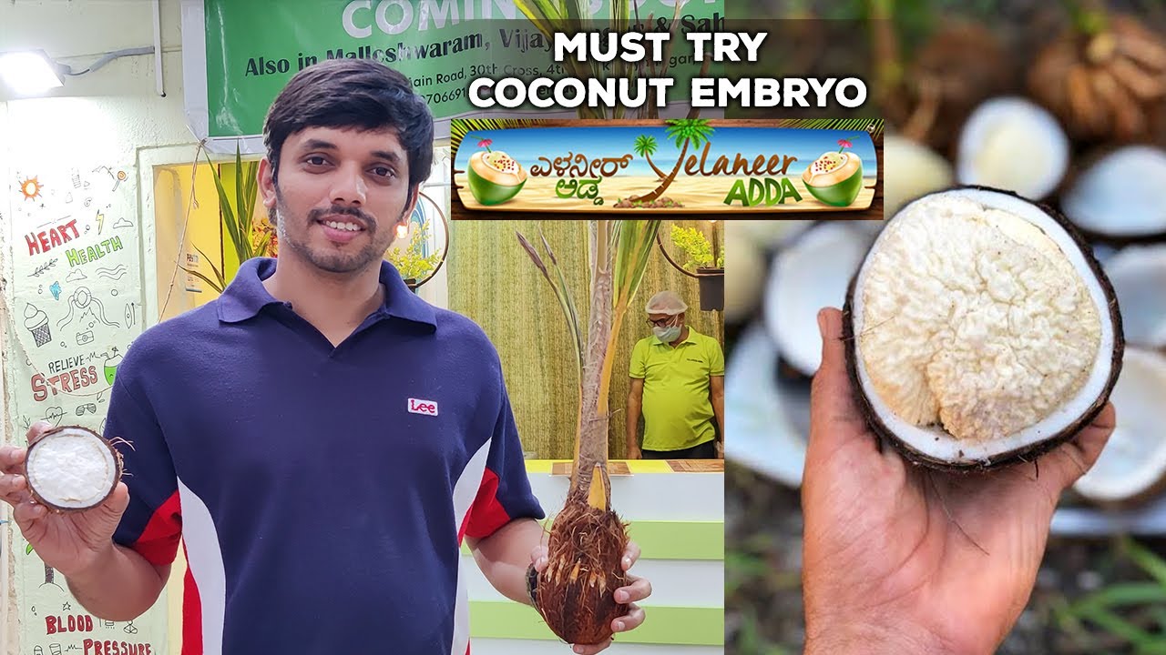 Must Try this unique Coconut Embryo and Yelaneer Chai at Yelaneer Adda