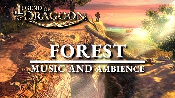 The Legend of Dragoon - Forest Ambience | 3 Hours Relaxing LoD Music and Atmosphere | Study, Focus