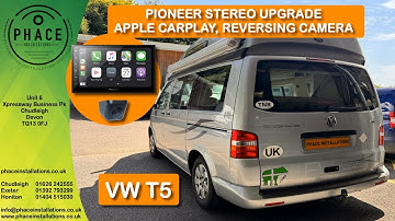 VW T5 Pioneer stereo upgrade & reverse camera from Phace
