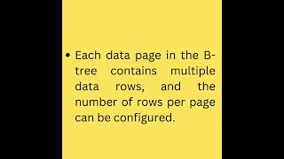 how data is stored on disk when we use clusterd index