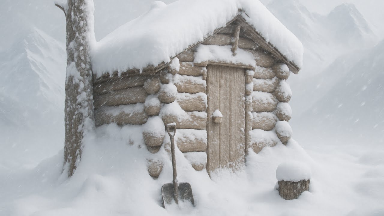 Surviving Worst Winter Alone in a Log Cabin | Extreme Off Grid Winter ...