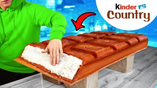 Géant Kinder Country | Comment faire le plus grand du monde DIY Kinder Country par VANZAI