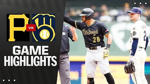 Pirates vs. Brewers Game Highlights (6/25/25) | MLB Highlights