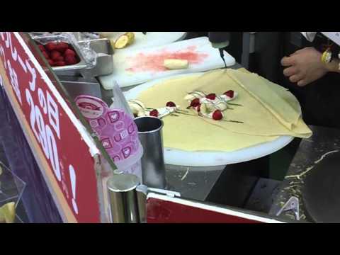 Crepes in Japan!
